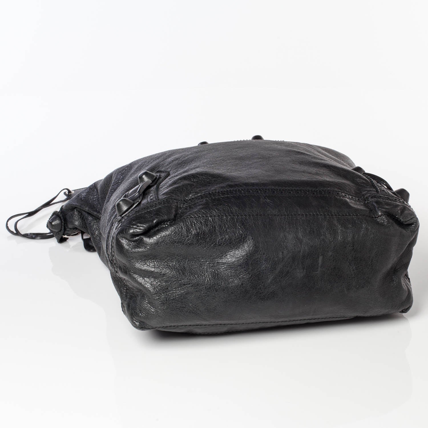 Balenciaga Agneau Giant Brogues Hardware Day Hobo Black 5 of 10