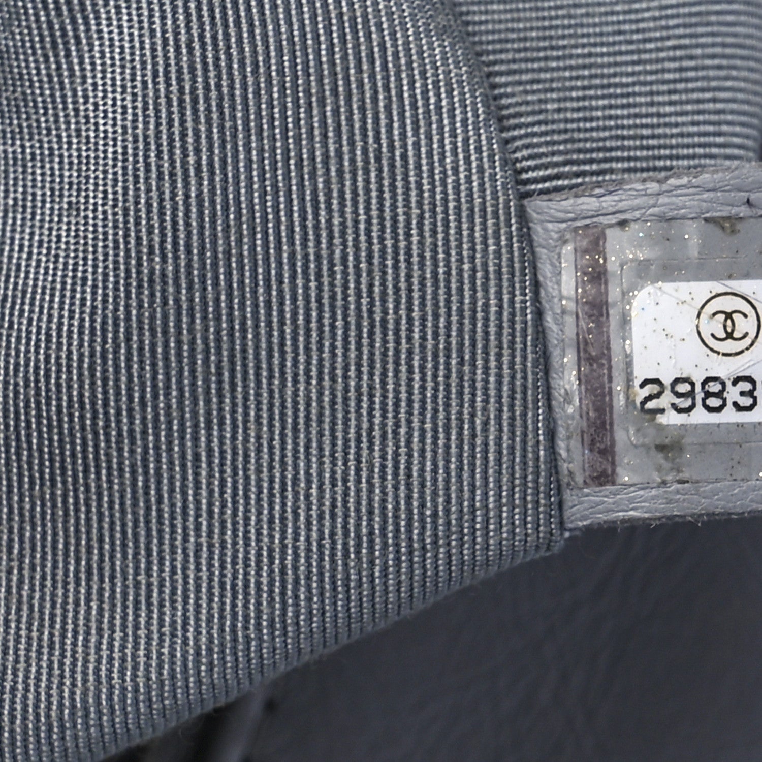 Chanel Crumpled Calfskin Large Chain All Over Flap Grey 7 of 11