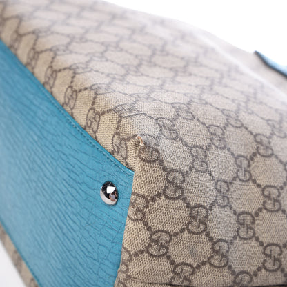 Gucci GG Plus Monogram Small Vertical Tote Turquoise 15 of 26