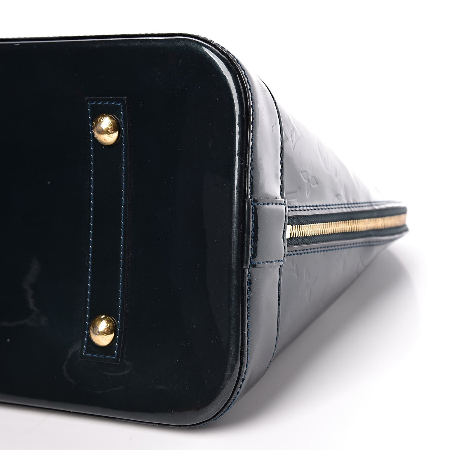 Louis Vuitton Vernis Alma MM Blue Nuit 12 of 16