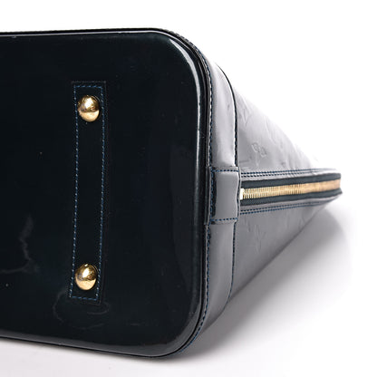 Louis Vuitton Vernis Alma MM Blue Nuit 12 of 16