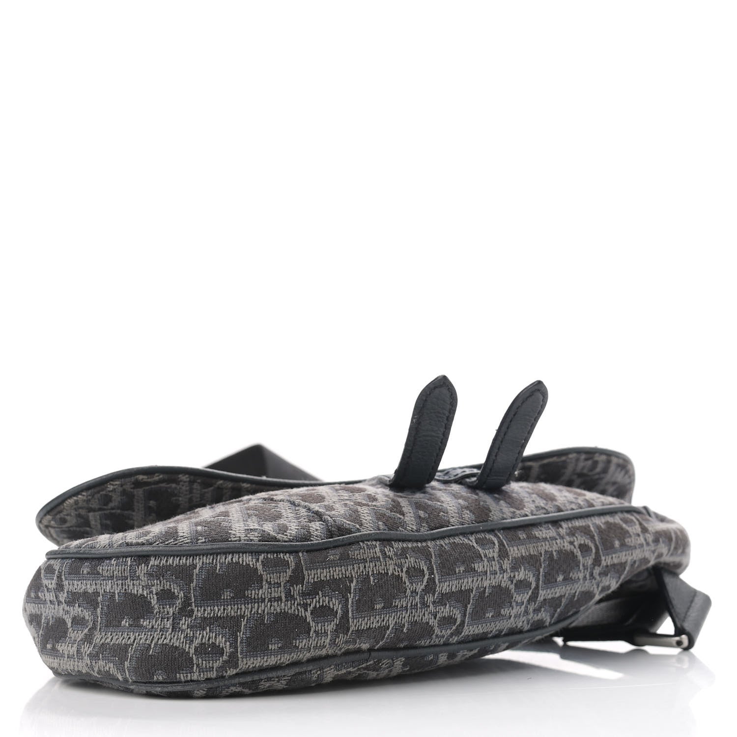 Christian Dior Oblique Mens Saddle Bag Grey 4 of 9