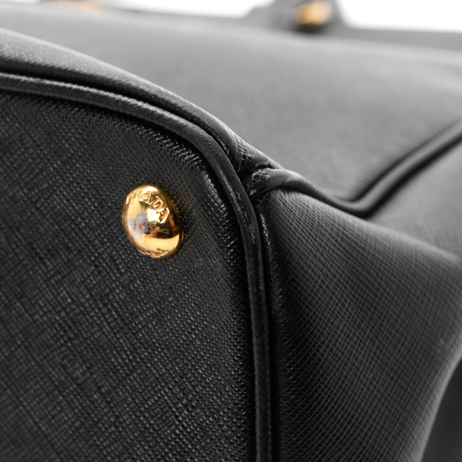 Prada Saffiano Lux Extra Large Galleria Double Zip Tote Black 11 of 11