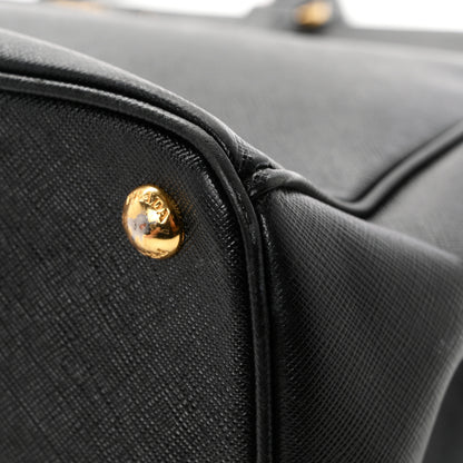 Prada Saffiano Lux Extra Large Galleria Double Zip Tote Black 11 of 11