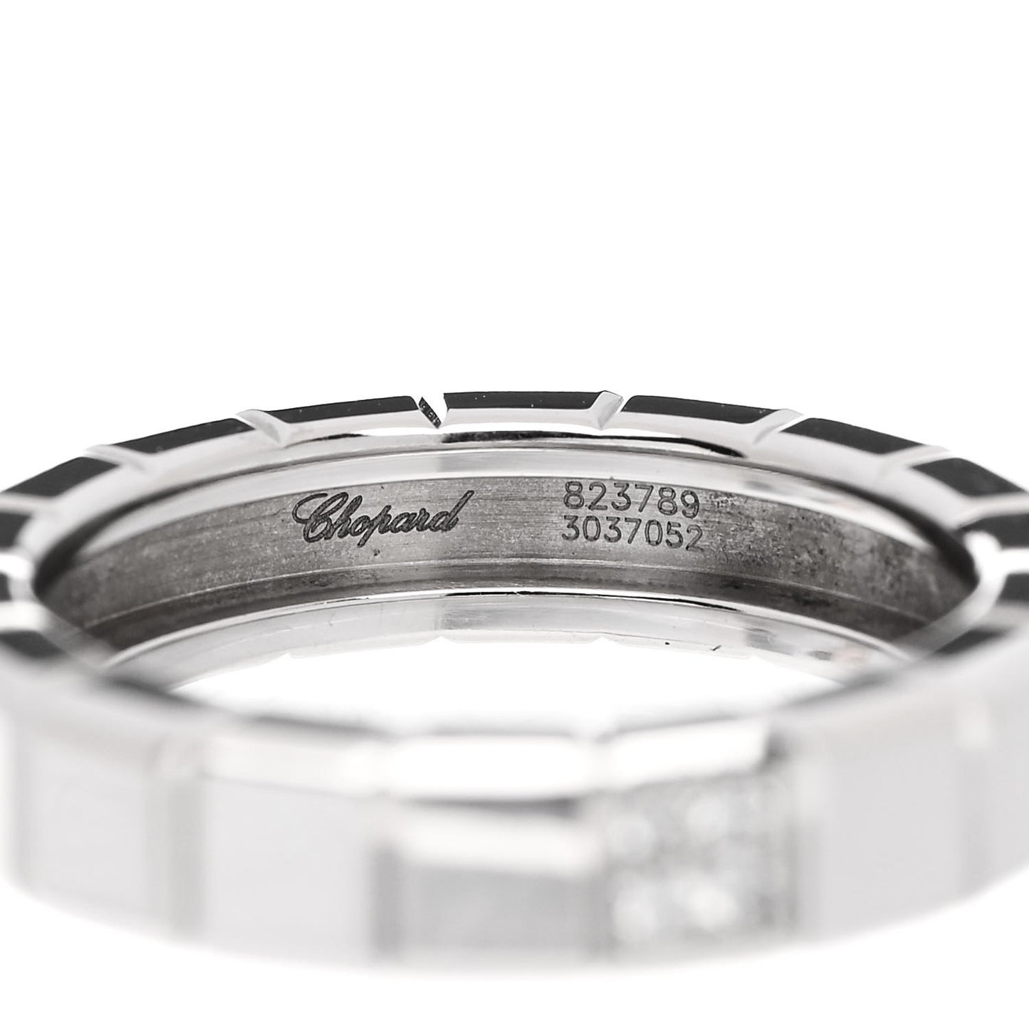 18K White Gold Diamond Ice Cube Band Ring 49 5