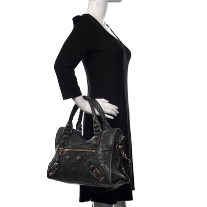 Balenciaga Agneau Giant 21 Rose Gold Hardware City Anthracite 3 of 11
