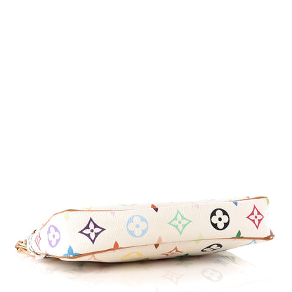 Louis Vuitton Monogram Multicolor Pochette Accessories White 3 of 11