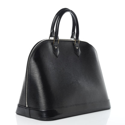 Louis Vuitton Epi Alma GM Black 3 of 15