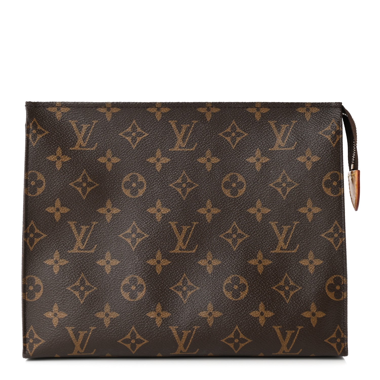 LOUIS VUITTON Monogram Toiletry Pouch in size 26 by FASHIONPHILE
