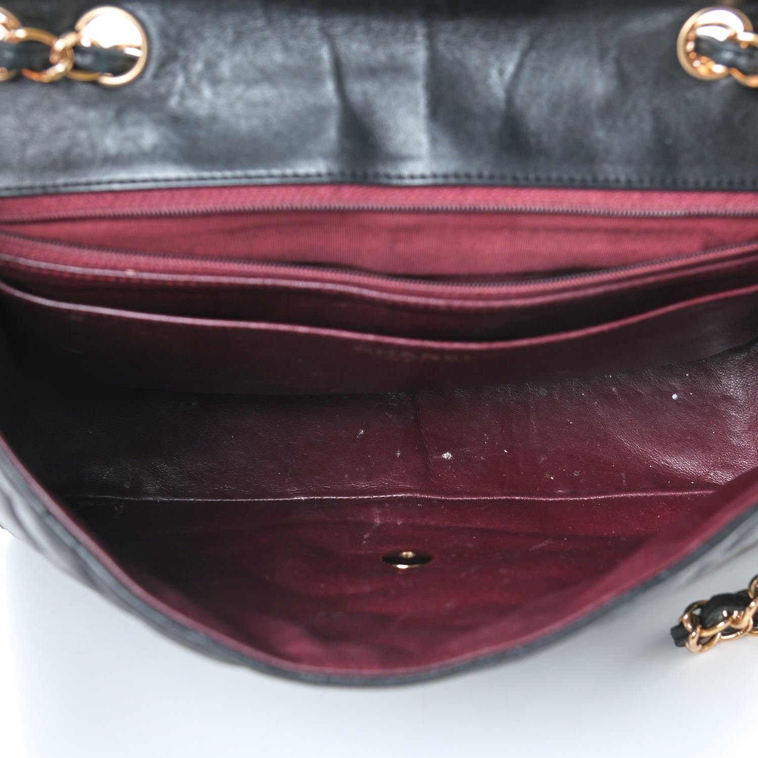 Chanel Lambskin Quilted Jumbo Single Flap Black 8 of 16