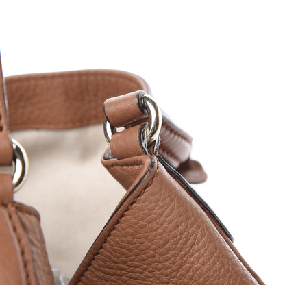 Gucci Pebbled Calfskin Small Soho Shoulder Bag Dusty Blush 16 of 17