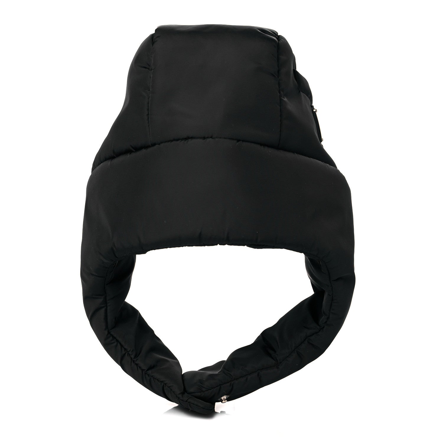Prada Nylon Trapper Hat M Black 4 of 6