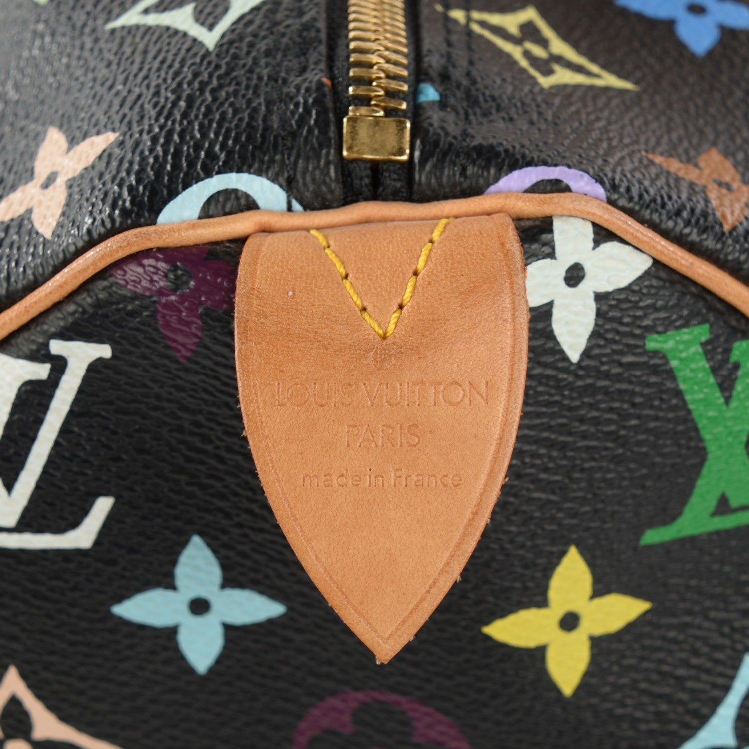 Louis Vuitton Monogram Multicolor Speedy 30 Black 5 of 8
