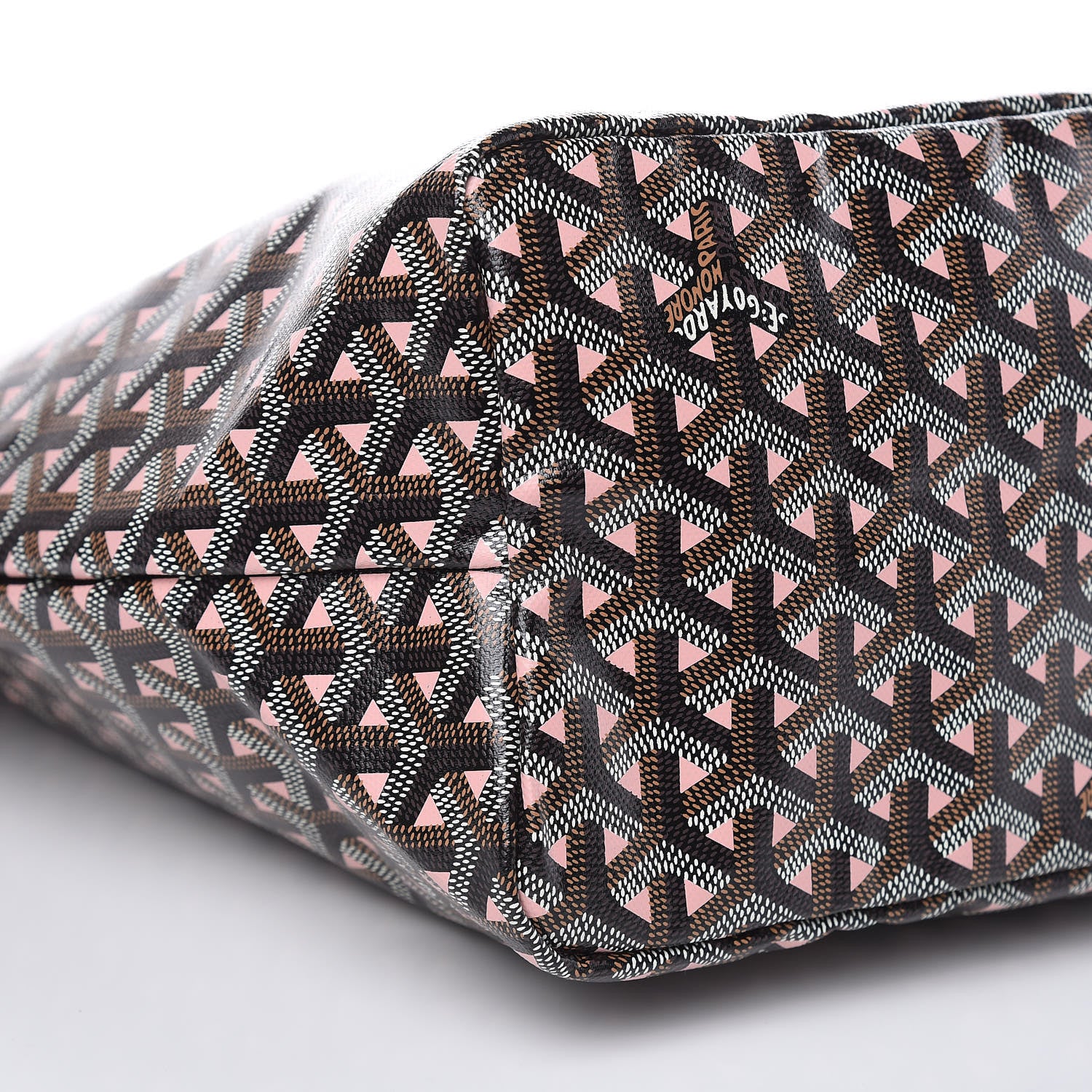 Goyard Goyardine Saint Louis Claire Voie PM Black Rose Pink 10 of 11