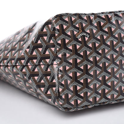 Goyard Goyardine Saint Louis Claire Voie PM Black Rose Pink 10 of 11