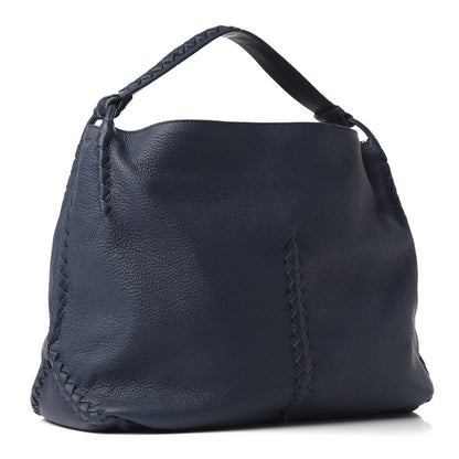 Bottega Veneta Cervo Deerskin Shoulder Bag Denim 2 of 9