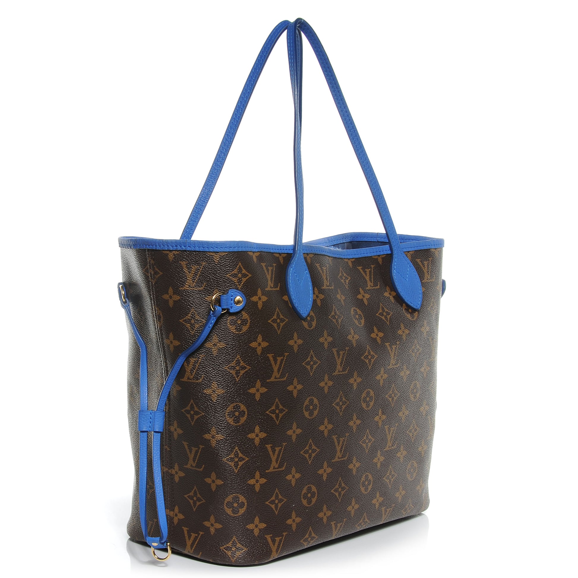 Louis Vuitton Monogram Articles de Voyage Ikat Neverfull MM Grand Blue 3 of 7