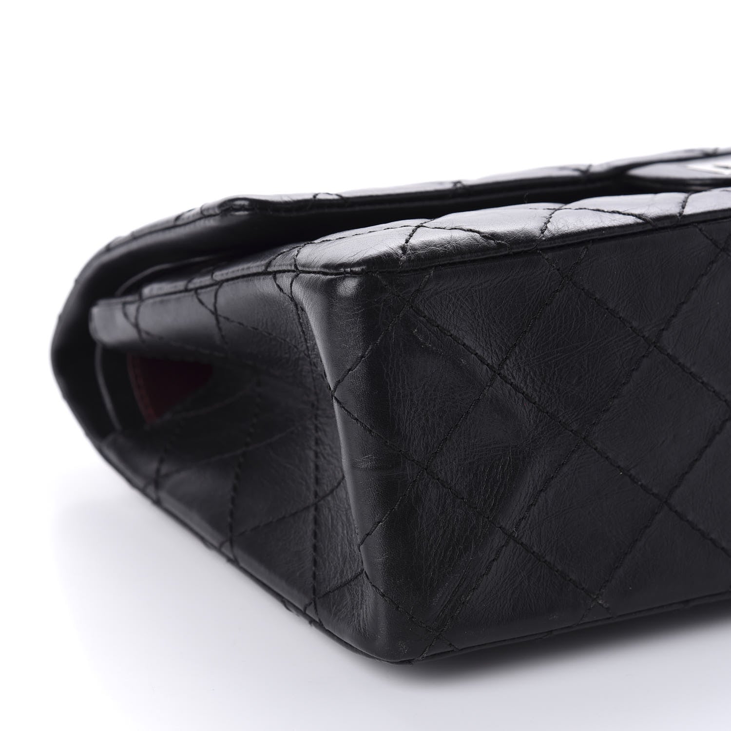 Chanel Aged Calfskin Quilted 2.55 Reissue 226 Flap Black 6 of 10