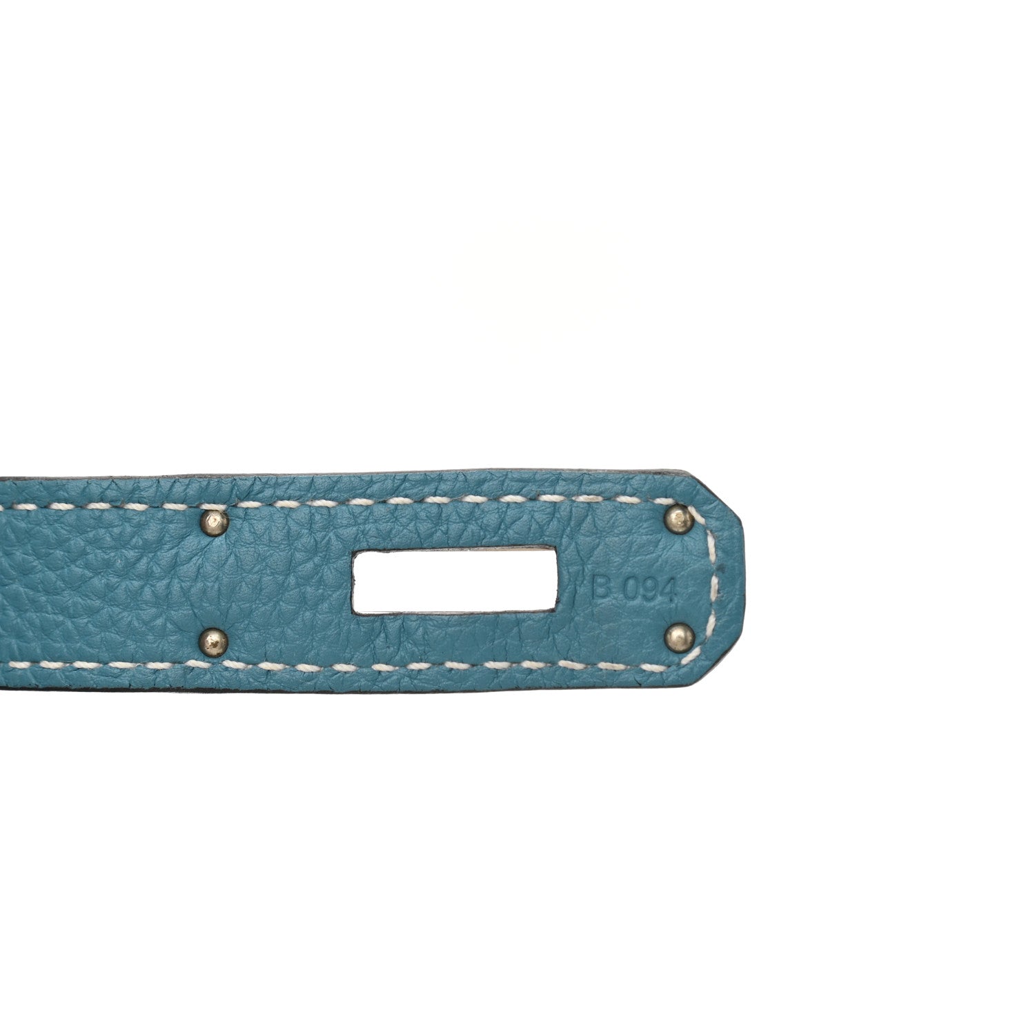 Hermes Togo Birkin 30 Blue Jean 7 of 13