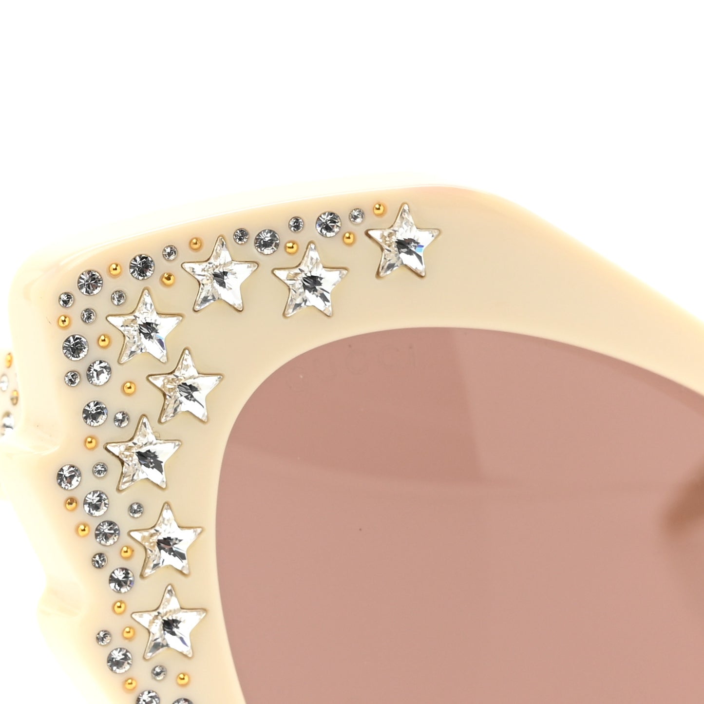 Acetate Crystal Sunglasses GG1095S Ivory