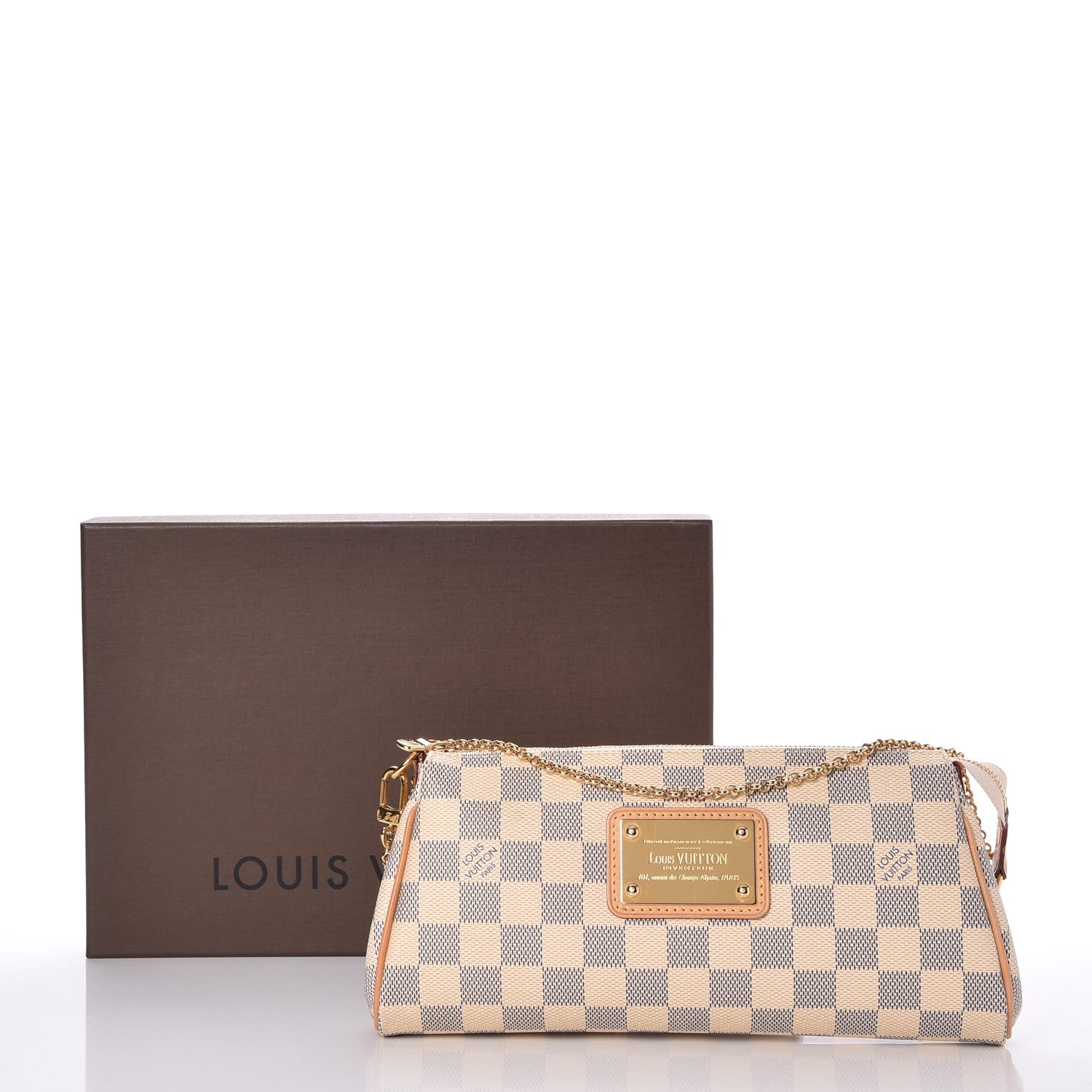 Louis Vuitton Damier Azur Eva Clutch 8 of 8