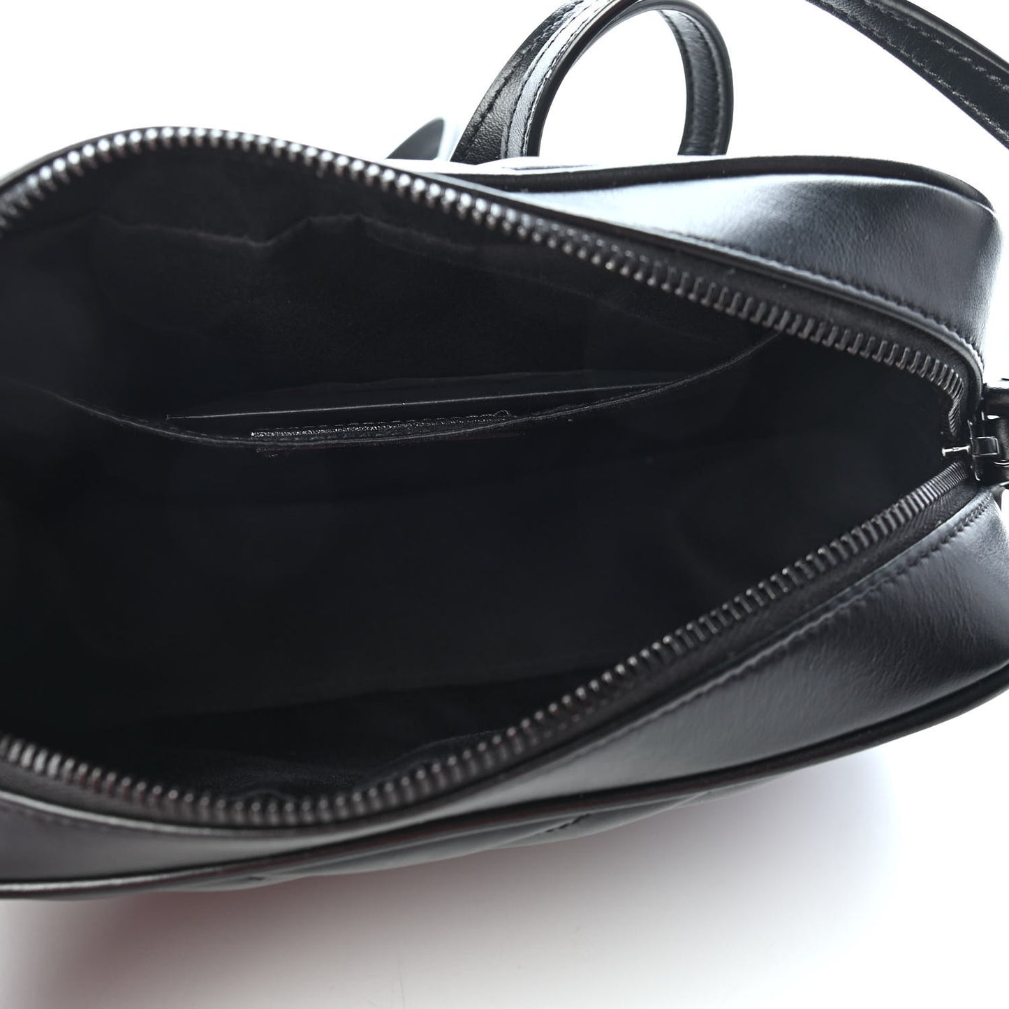 Calfskin Matelasse Monogram Lou Camera Bag Black