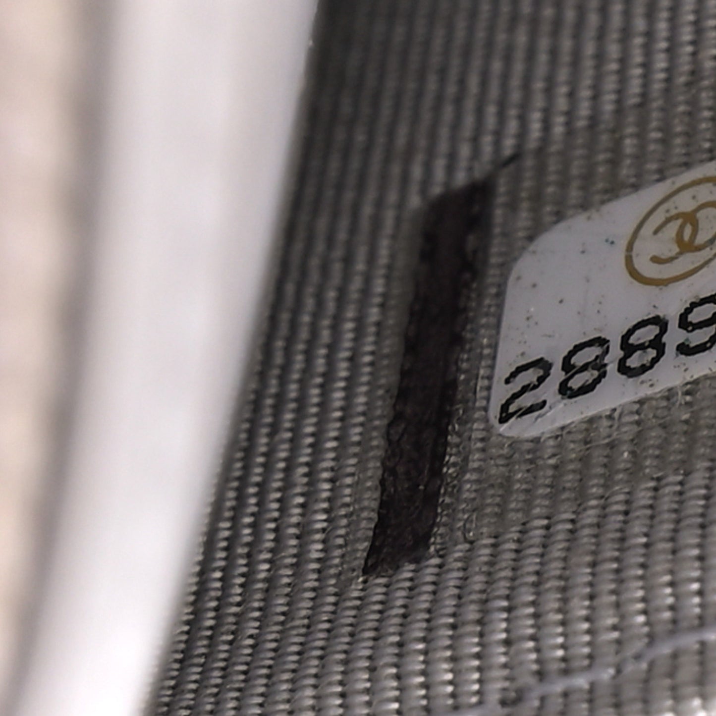 Lambskin Quilted Wallet On Chain WOC Grey