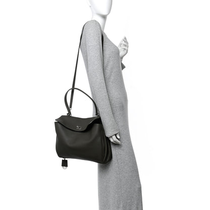 Balenciaga Natural Smooth Calfskin Medium Rodeo Top Handle Handbag Grey 2 of 10
