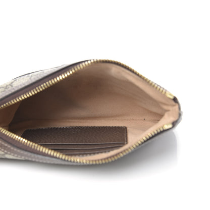 Gucci GG Supreme Monogram Web Small Ophidia Pouch Clutch Beige New Acero 5 of 7