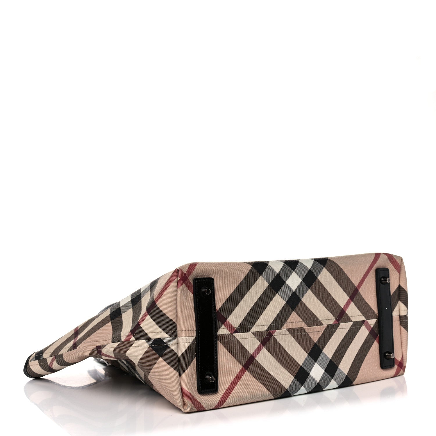 Burberry Nova Check Large Nickie Tote Black 5 of 18