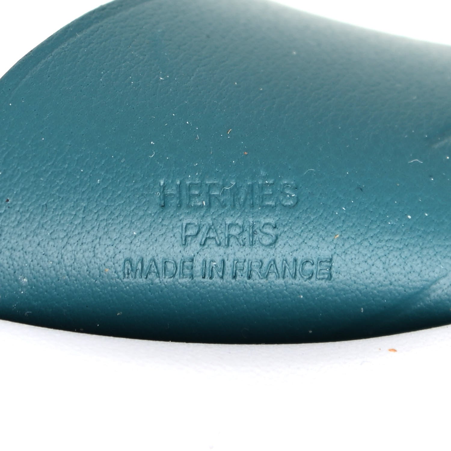 Hermes Milo Lambskin Grigri Rodeo Pegase Horse Bag Charm MM Bleu Brume Sesame Vert Bosphore 4 of 4