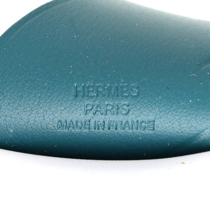 Hermes Milo Lambskin Grigri Rodeo Pegase Horse Bag Charm MM Bleu Brume Sesame Vert Bosphore 4 of 4