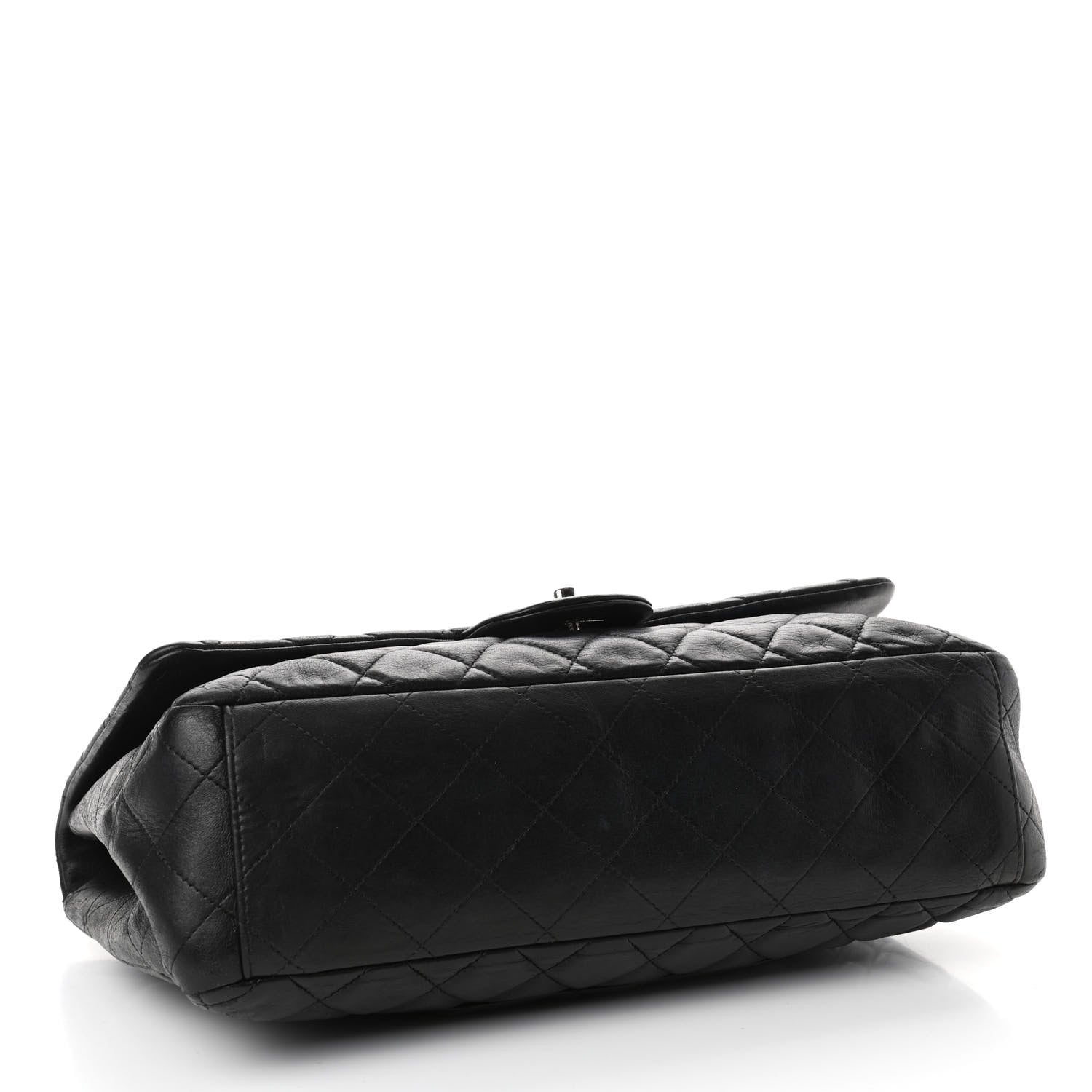 Chanel Lambskin Quilted Maxi Single Flap Black 3 of 4