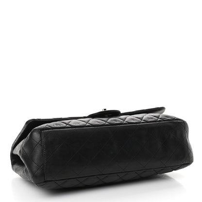 Chanel Lambskin Quilted Maxi Single Flap Black 3 of 4