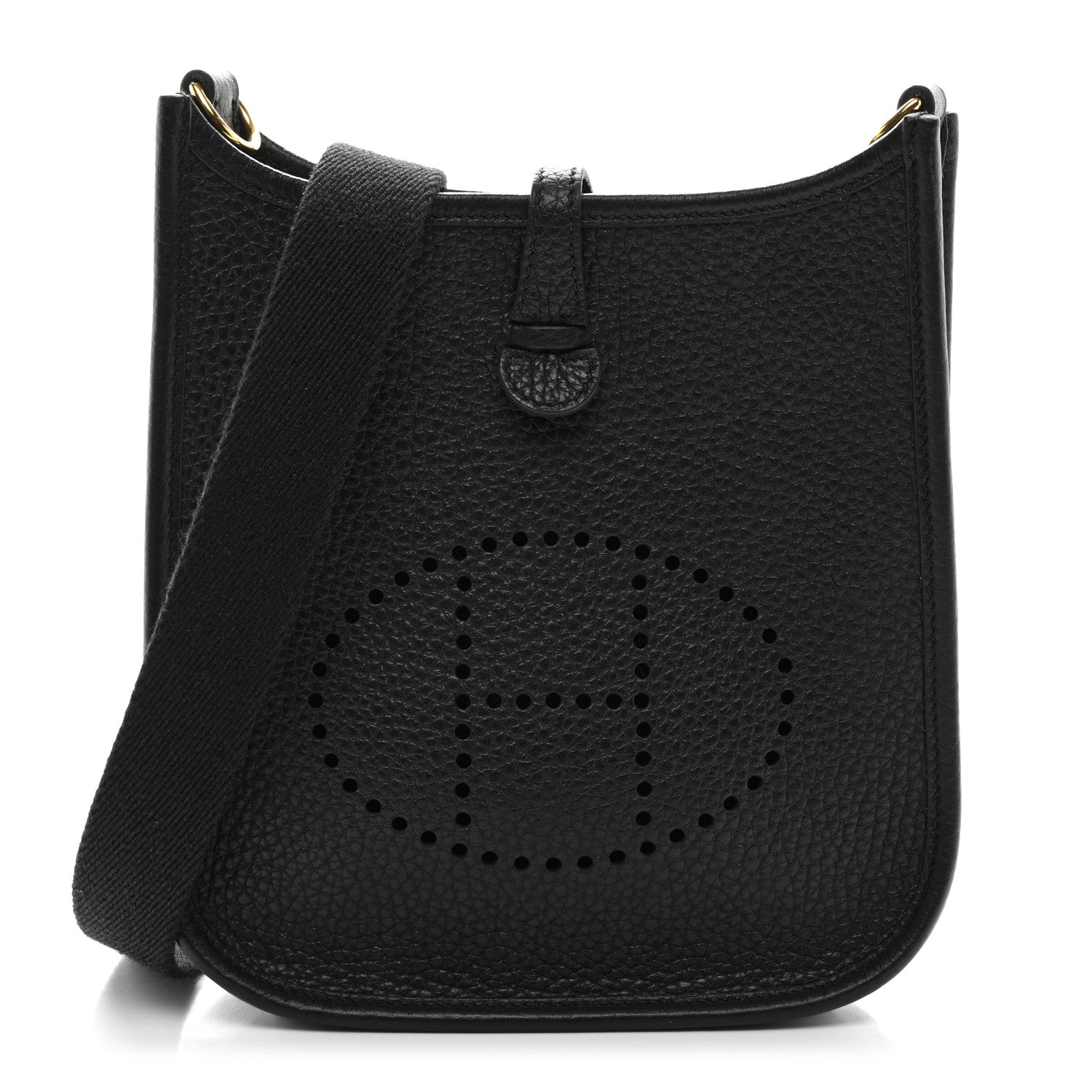 Hermes Taurillon Clemence Evelyne TPM Black 1 of 10