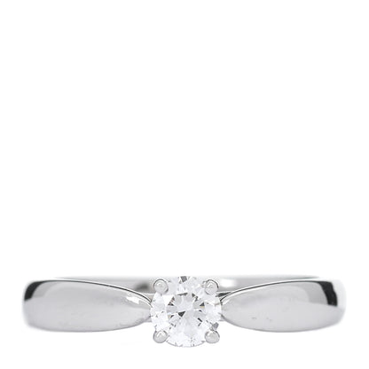 Tiffany Platinum Diamond .21ct Harmony Solitaire Engagement Ring 48 4.5 1 of 6