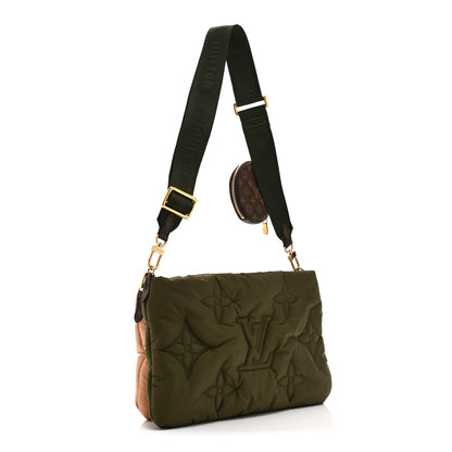 Louis Vuitton Econyl Monogram Pillow Maxi Multi Pochette Accessories Kaki Beige 3 of 11