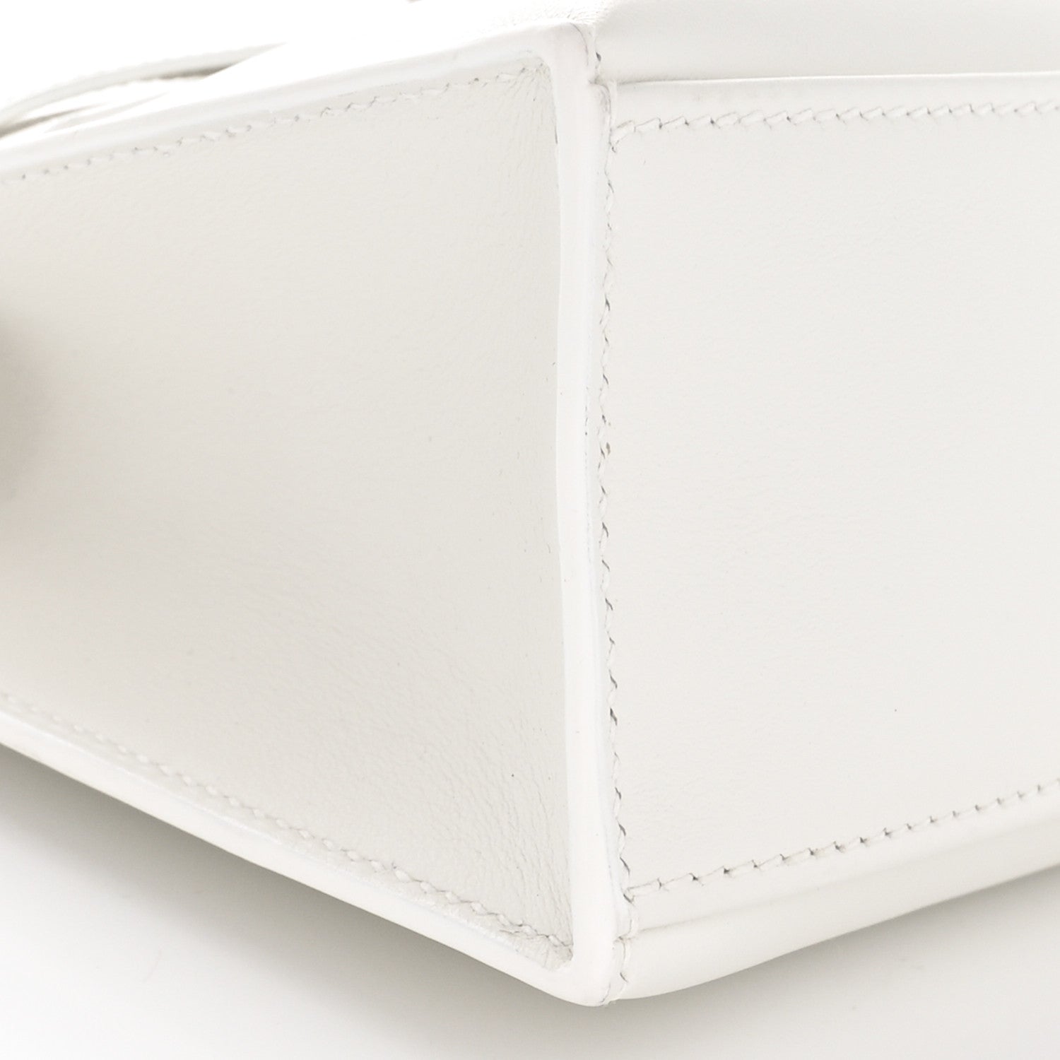 Hermes Swift Kelly Pochette Clutch White 8 of 10