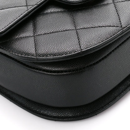 Chanel Caviar Quilted Moon Messenger Black 10 of 12