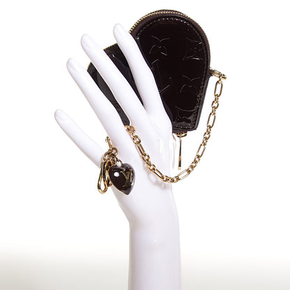 Louis Vuitton Vernis Coeur Heart Coin Purse Amarante 2 of 7