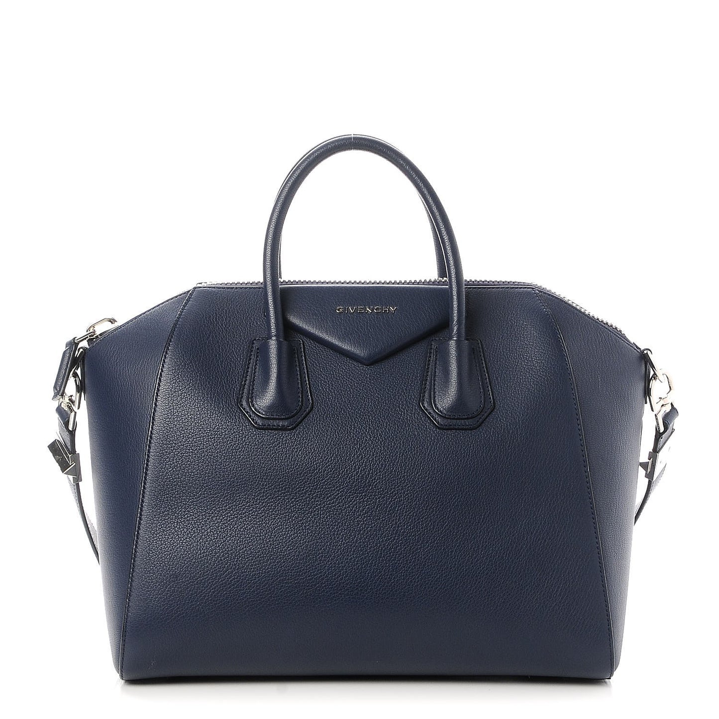 Sugar Goatskin Medium Antigona Navy