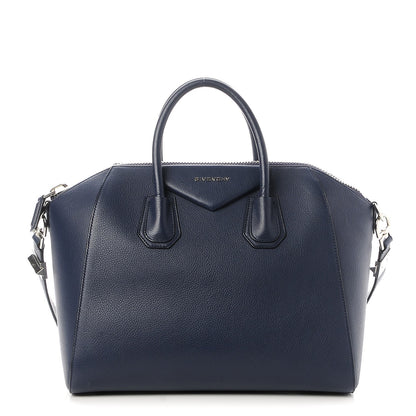 Givenchy Sugar Goatskin Medium Antigona Navy 1 of 8