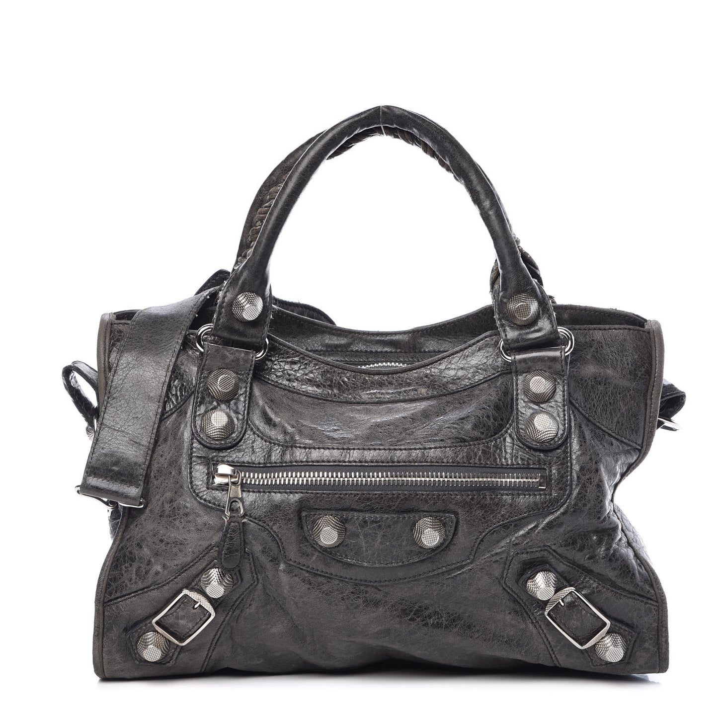 Agneau Giant 21 Silver Hardware City Anthracite