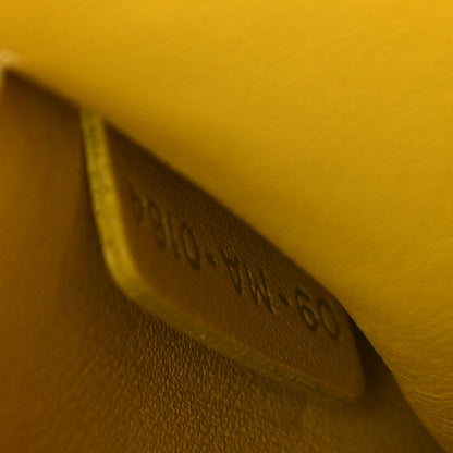 Christian Dior Bullcalf Mini Diorissimo Tote Pink Yellow 8 of 12