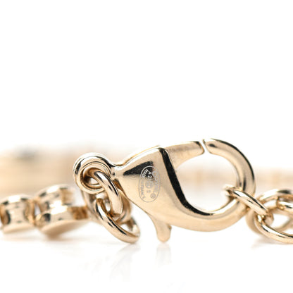 Chanel Crystal CC Chain Bracelet Gold 4 of 5