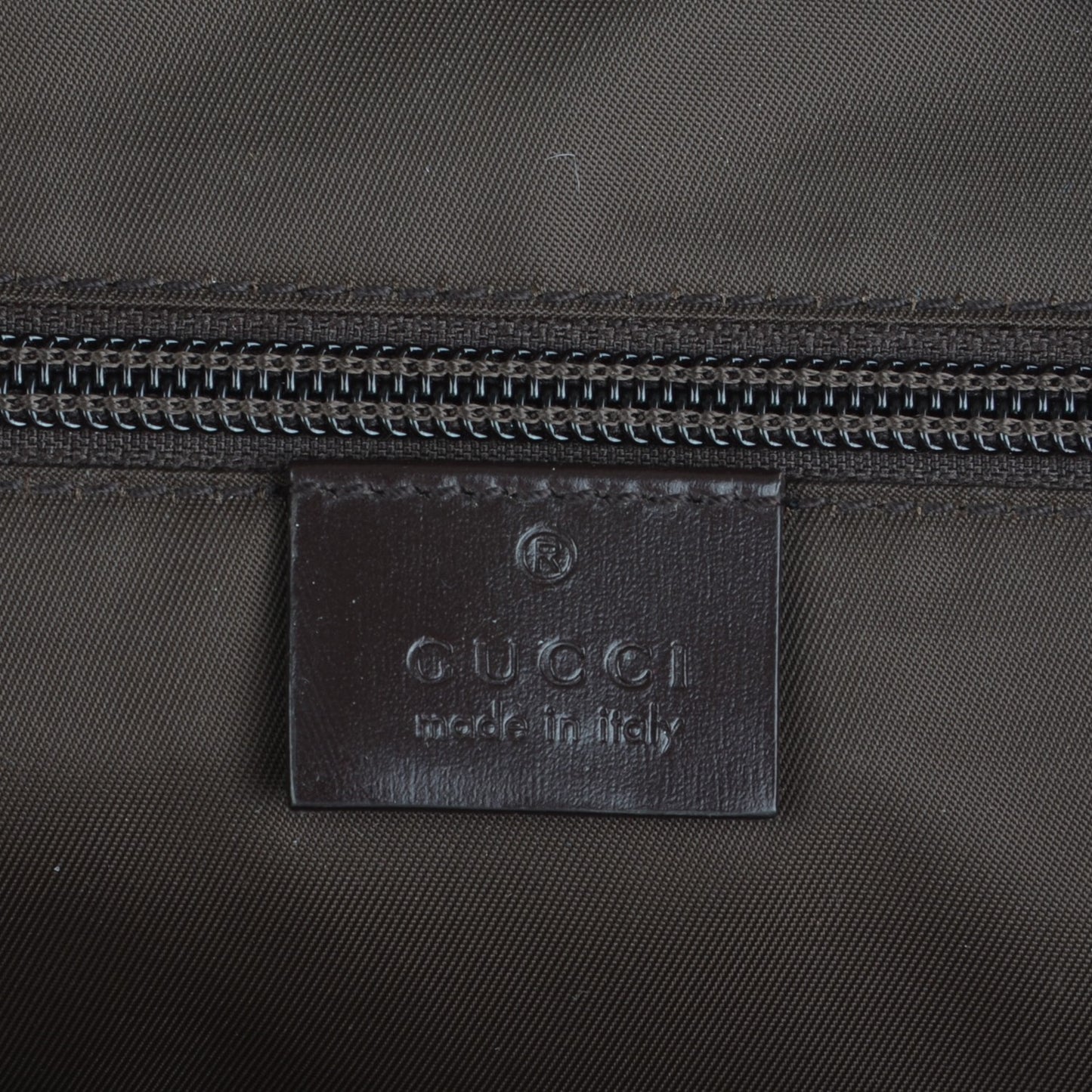 GG Supreme Monogram Large Interlocking G Double Buckle Backpack Dark Brown