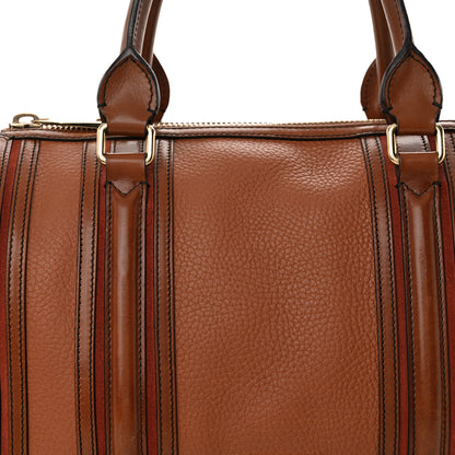 Burberry Grainy Calfskin Medium Alchester Bowling Bag Brown 9 of 13