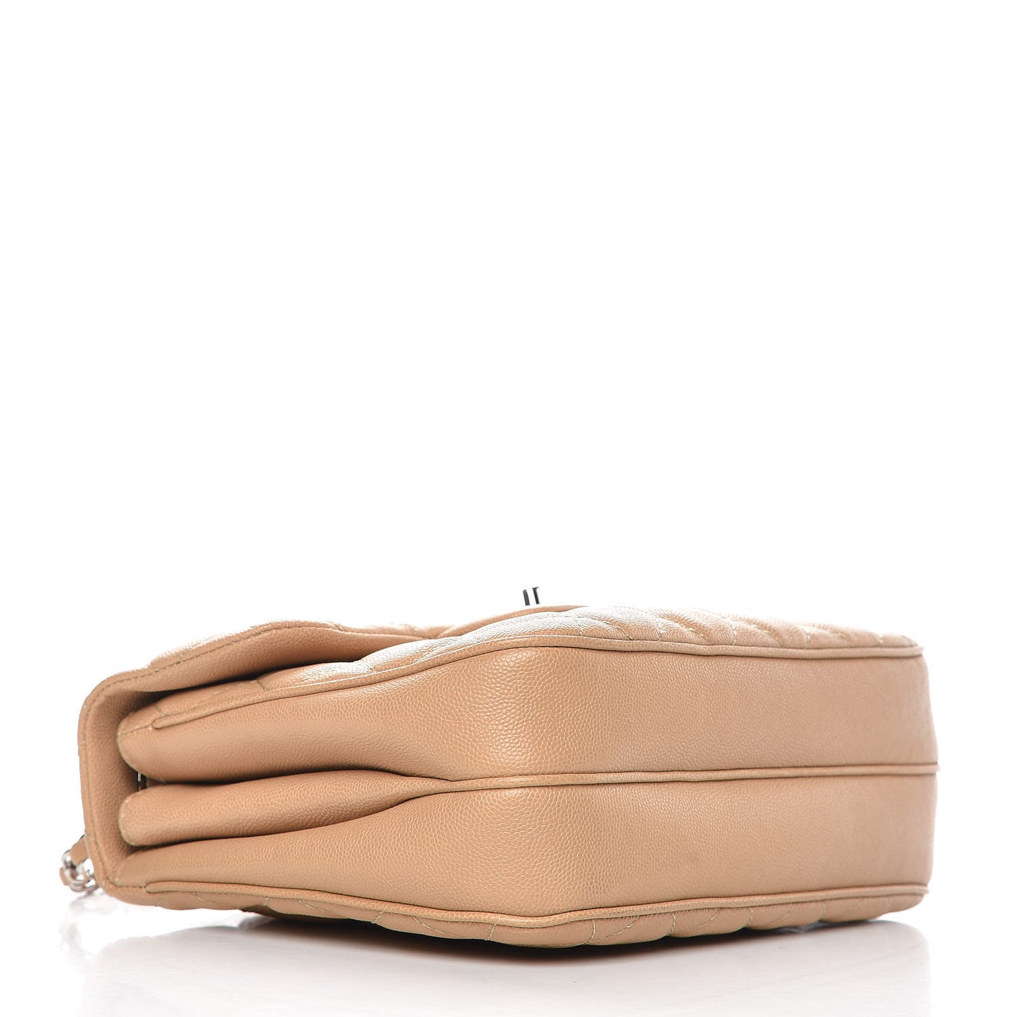 Caviar Quilted Medium Urban Companion Flap Beige