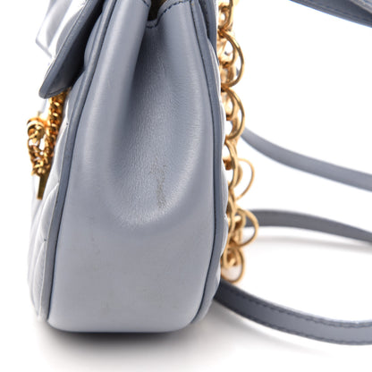 Chloe Calfskin Quilted Mini Drew Bijou Shoulder Bag Washed Blue 11 of 12