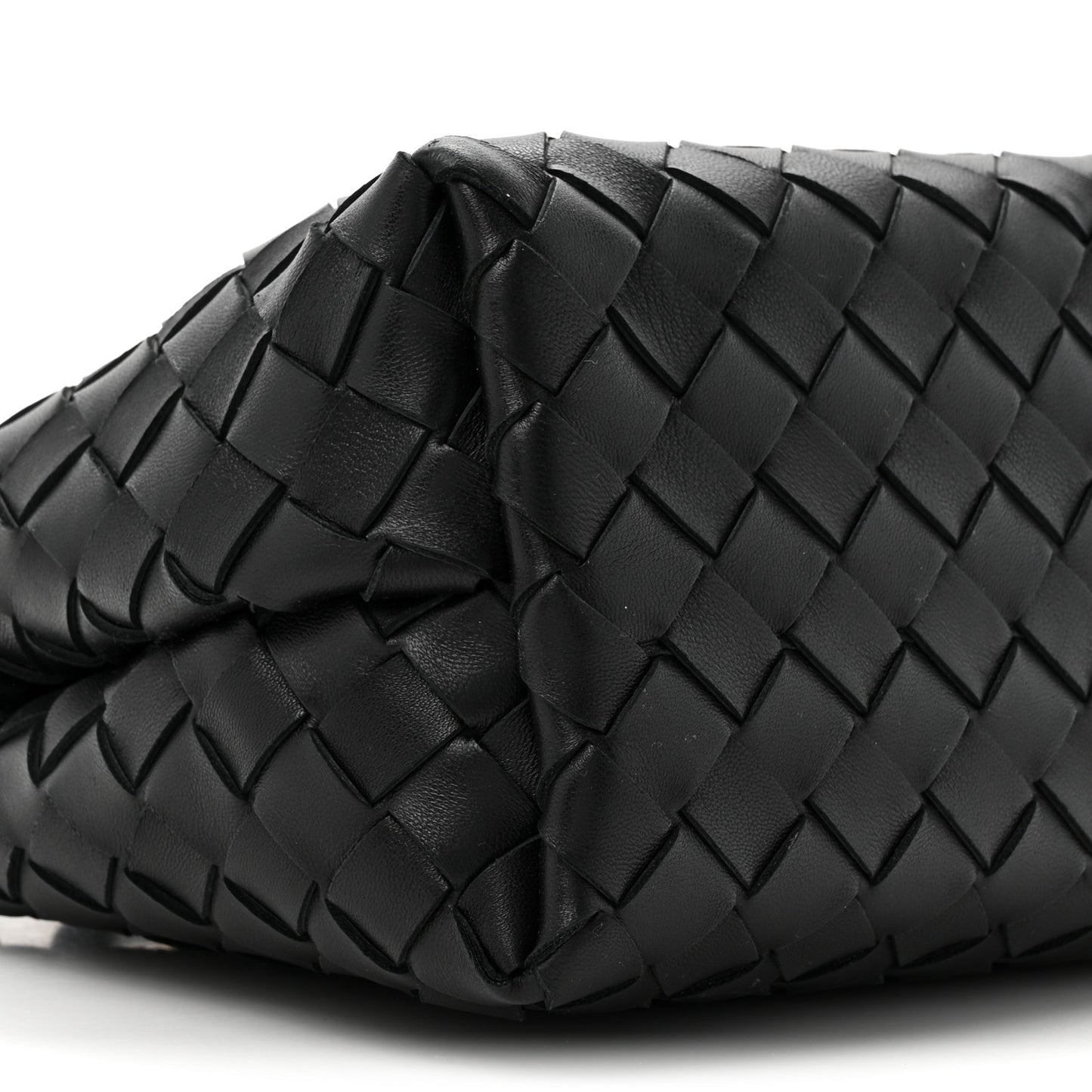 Nappa Intrecciato Small Andiamo Shoulder Bag Black